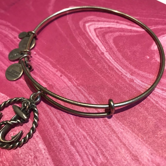 Alex and Ani Anchor Bangle Bracelet - Silver - Picture 4 of 4